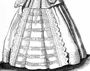 petticoat, 1858