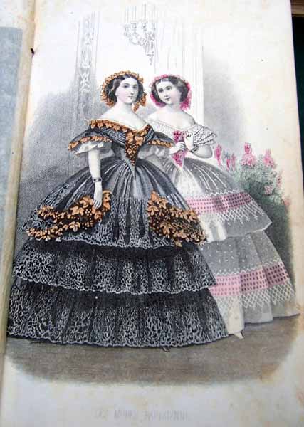 1850s ball gown