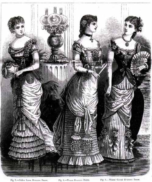 1880s dress