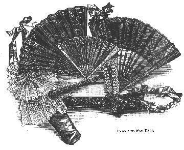 1894 fans and fan-bags, Harper's Bazar 24 November 1894 - click for larger version