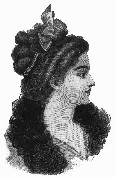 victorian hairstyle. Vintage Victorian -- Nahant