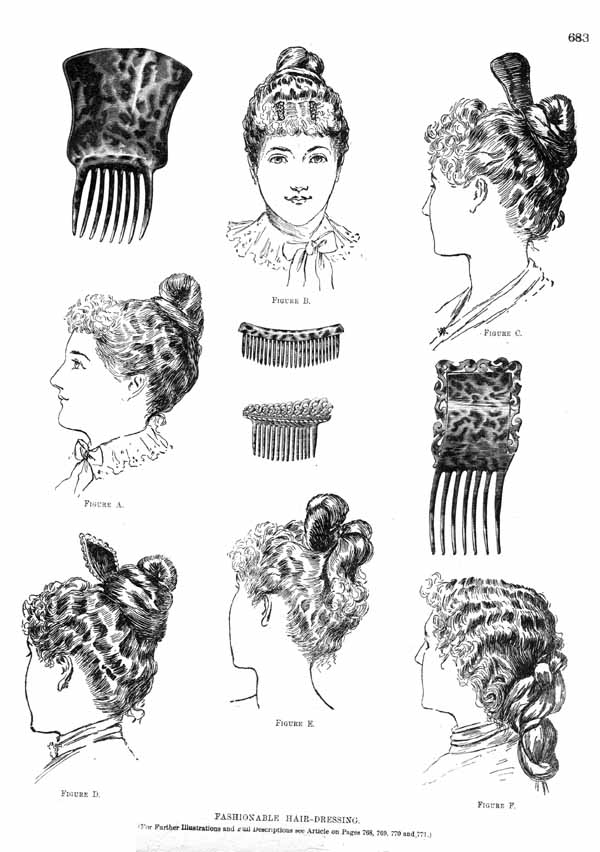 Vintage Victorian: 1890s hairstyle