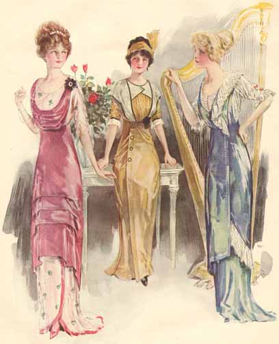 titanic evening dresses